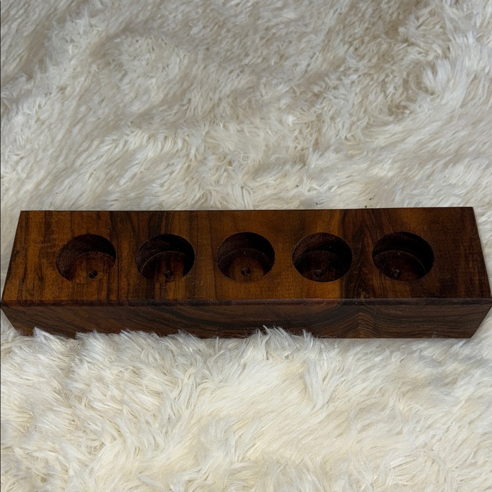 Wooden Essential Oil Holder